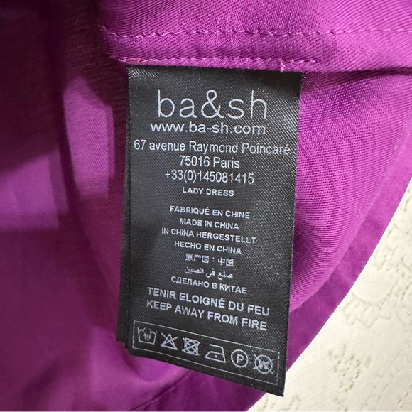 ba&sh Robe Palaia Dress in Violet - Picture 14 of 16